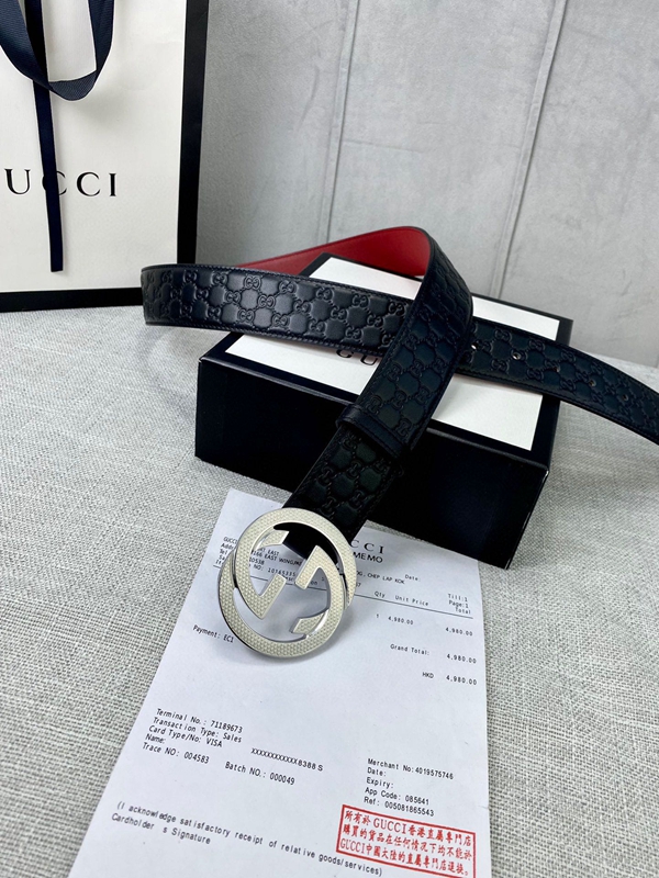 グッチベルト激安素材ディテール